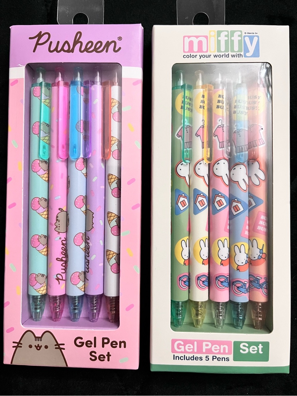 PUSHEEN X MIFFY Gel Pens Set (10 Total)